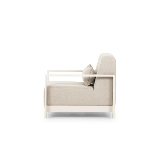 Cyprus 4 Piece Outdoor Lounge Set with Coffee Table, White