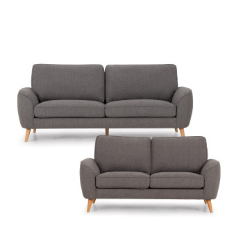 Darby 3 Seater + 2 Seater, Grey
