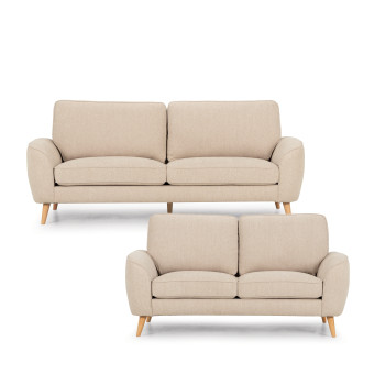 Darby 3 Seater + 2 Seater, Oatmeal