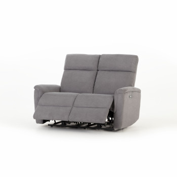 Dion 3 Seater Electric Recliner + 2 Seater Electric Recliner, Ash