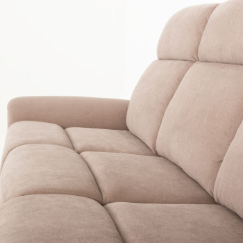 Dion 3 Seater Electric Recliner + 2 Seater Electric Recliner, Taupe