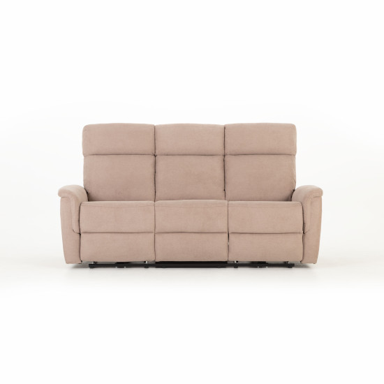 Dion 3 Seater Electric Recliner + 2 Seater Electric Recliner, Taupe