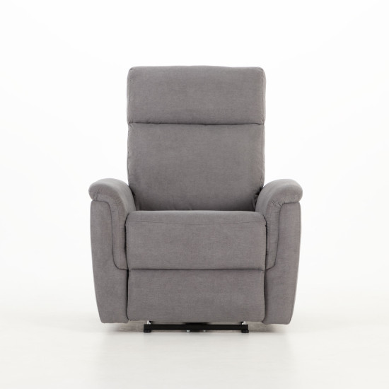 Dion 3 Seater Electric Recliner + 2 Electric Recliner Chairs, Ash