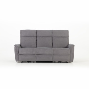 Dion 3 Seater Electric Recliner + 2 Electric Recliner Chairs, Ash