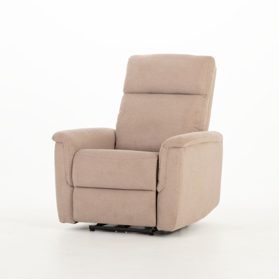 Dion 3 Seater Electric Recliner + 2 Electric Recliner Chairs, Taupe