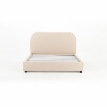Elise Double Bed Frame, Taupe