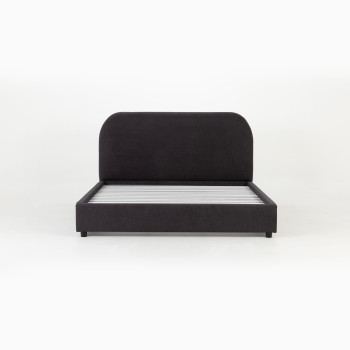 Elise King Bed Frame, Charcoal