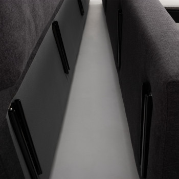 Elise King Bed Frame, Charcoal