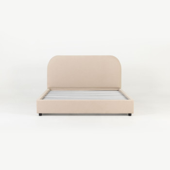 Elise King Bed Frame, Taupe