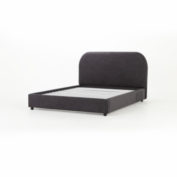 Elise Queen Bed Frame, Charcoal