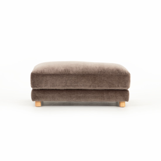 Ella 3 Seater + Ottoman, Mushroom