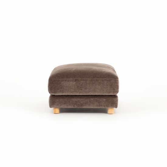 Ella 3 Seater + Ottoman, Mushroom