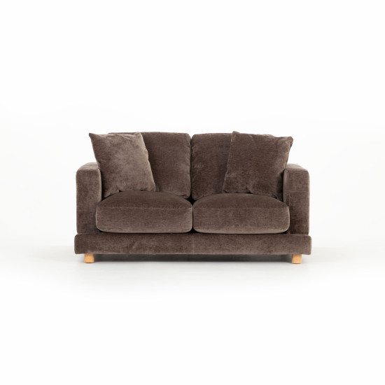 Ella Left Hand Facing Chaise + 2 Seater, Mushroom
