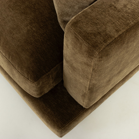 Ella 3 Seater + Ottoman, Olive