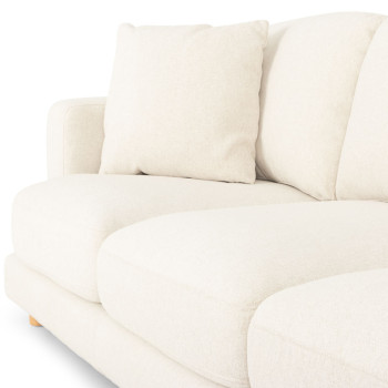 Ella 3 Seater + Ottoman, Oatmeal