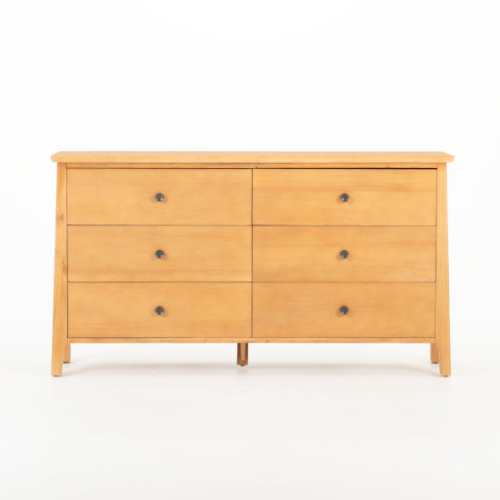 Emery Lowboy & Dresser Mirror, Light