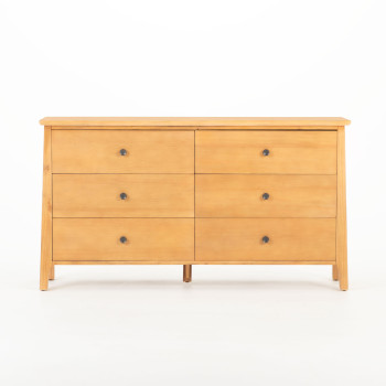 Emery Lowboy & Dresser Mirror, Light