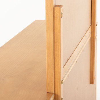 Emery Lowboy & Dresser Mirror, Light