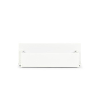Emerson Single Bed Frame With Drawers, White