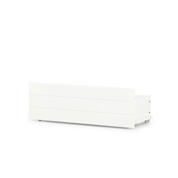 Emerson Single Bed Frame With Drawers, White