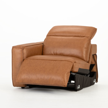 Gianni 2 Seater Modular Recliner Sofa, Leather