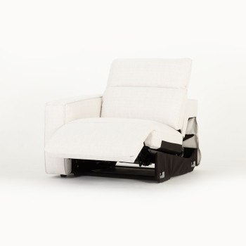 Gianni 2 Seater Modular Recliner Sofa, Natural