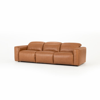 Gianni 3 Seater Modular Recliner Sofa, Leather
