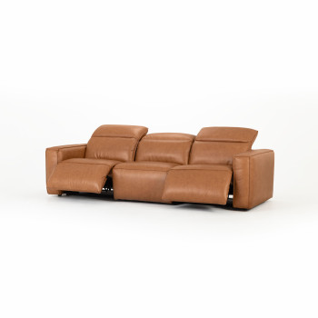 Gianni 3 Seater Modular Recliner Sofa, Leather