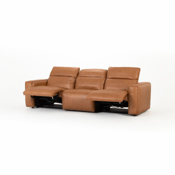 Gianni 3 Seater Modular Recliner Sofa, Leather