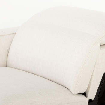 Gianni 3 Seater Modular Recliner Sofa, Natural