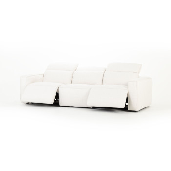 Gianni 3 Seater Modular Recliner Sofa, Natural