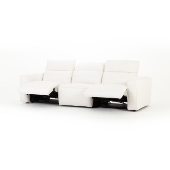 Gianni 3 Seater Modular Recliner Sofa, Natural