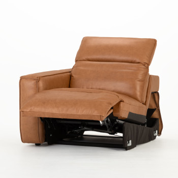 Gianni 4 Seater Corner Modular Recliner Sofa, Leather