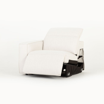 Gianni 4 Seater Corner Modular Recliner Sofa, Natural
