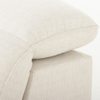 Gianni 4 Seater Corner Modular Recliner Sofa, Natural