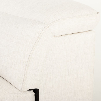 Gianni 4 Seater Corner Modular Recliner Sofa, Natural