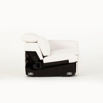 Gianni 4 Seater Corner Modular Recliner Sofa, Natural