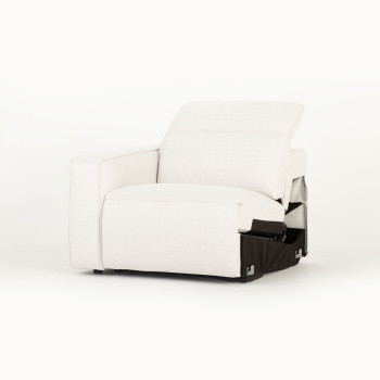 Gianni 4 Seater Corner Modular Recliner Sofa, Natural