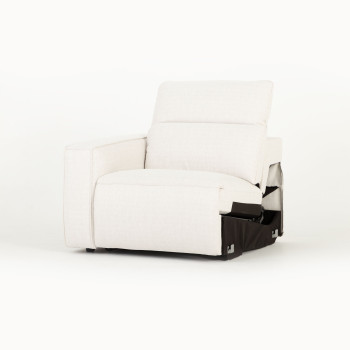 Gianni 4 Seater Corner Modular Recliner Sofa, Natural
