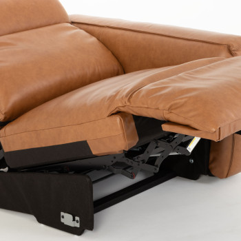 Gianni 5 Seater Corner Modular Recliner Sofa, Leather