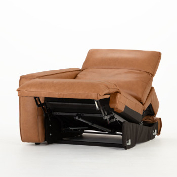 Gianni 5 Seater Corner Modular Recliner Sofa, Leather