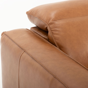 Gianni 5 Seater Corner Modular Recliner Sofa, Leather