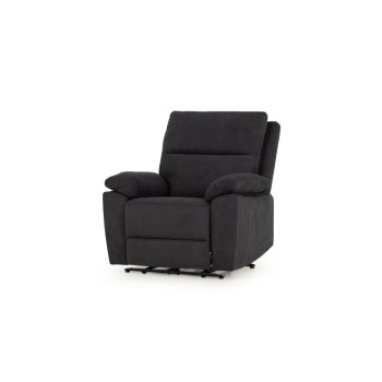 Gracey 3 Seater Electric Recliner + 2 Fabric Electric Recliner Chairs, Charcoal