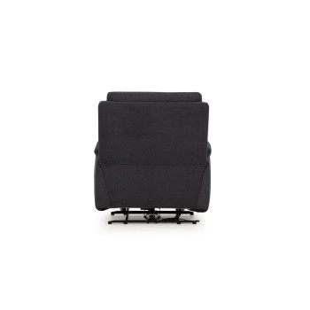 Gracey 3 Seater Electric Recliner + 2 Fabric Electric Recliner Chairs, Charcoal