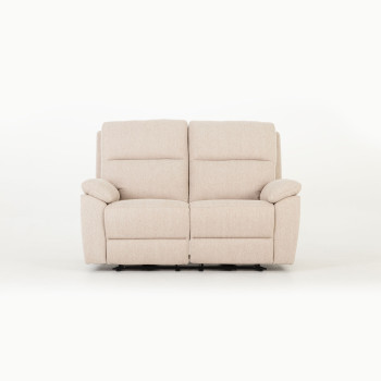 Gracey 2 Seater Electric Recliner + 2 Fabric Electric Recliner Chairs, Taupe