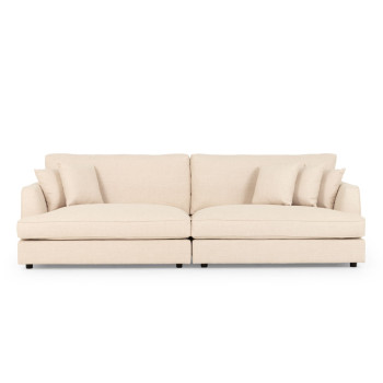 Hampshire Lounge Suite 4 Seater + Ottoman, Oatmeal