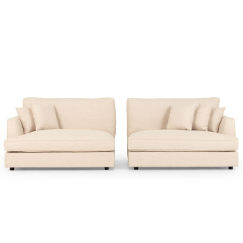 Hampshire Lounge Suite 4 Seater + Ottoman, Oatmeal