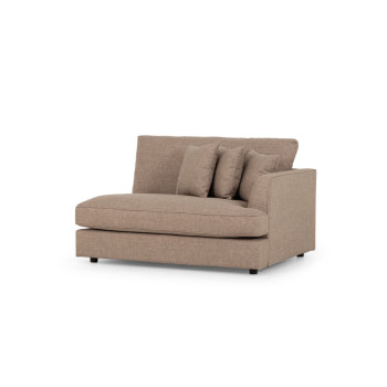 Hampshire Lounge Suite 4 Seater + Ottoman, Taupe