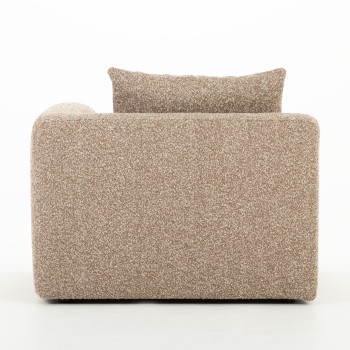 Ikon 3 Seater Modular Sofa, Brown