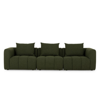 Ikon 3 Seater Modular Sofa, Green